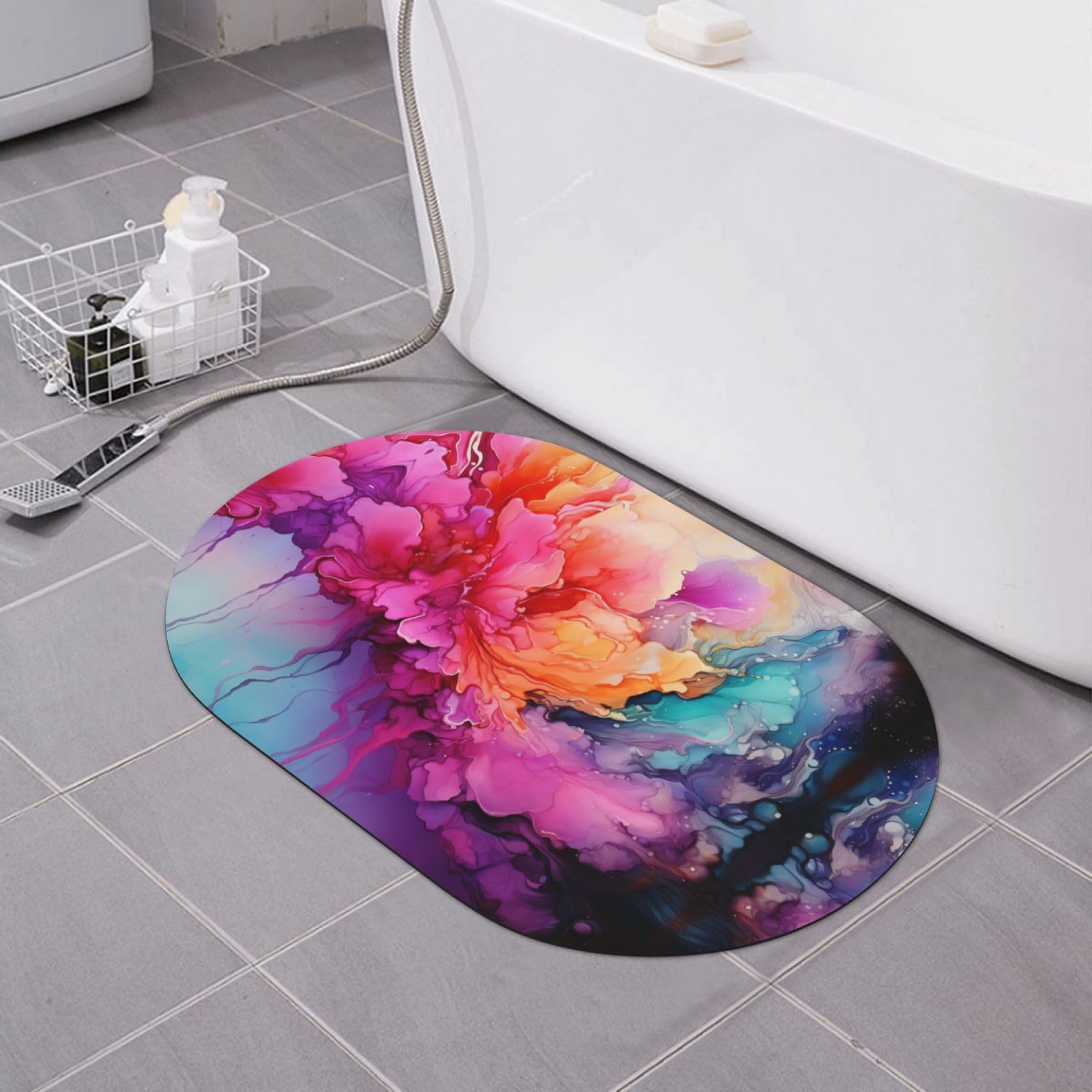 Tapis de bain séchage rapide ultra absorbant pour douche et entrée