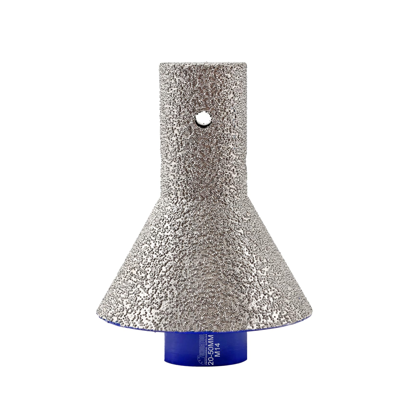 SHDIATOOL Diamante Dedo Fresa Bisel Bisel M14 Rosca Agujero Sierra Limpieza para Porcelana Azulejos Mármol Cerámica Granito 20-50MM