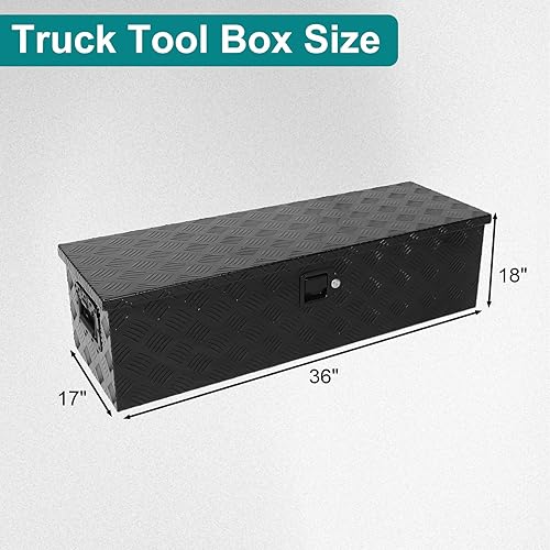 Miniatura 67 de 48 pulgadas de largo x 15 pulgadas de ancho x 15 pulgadas de alto, caja de herramientas para camioneta, caja de herramientas, almacenamiento
