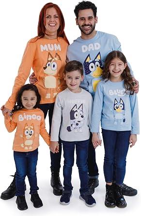Bluey Matching Family Cosplay Long Sleeve Tee