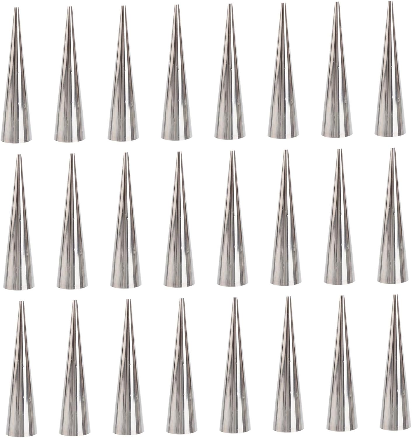 Moldes de Acero Inoxidable para Crema y Pastelería 24 pcs miniatura 1