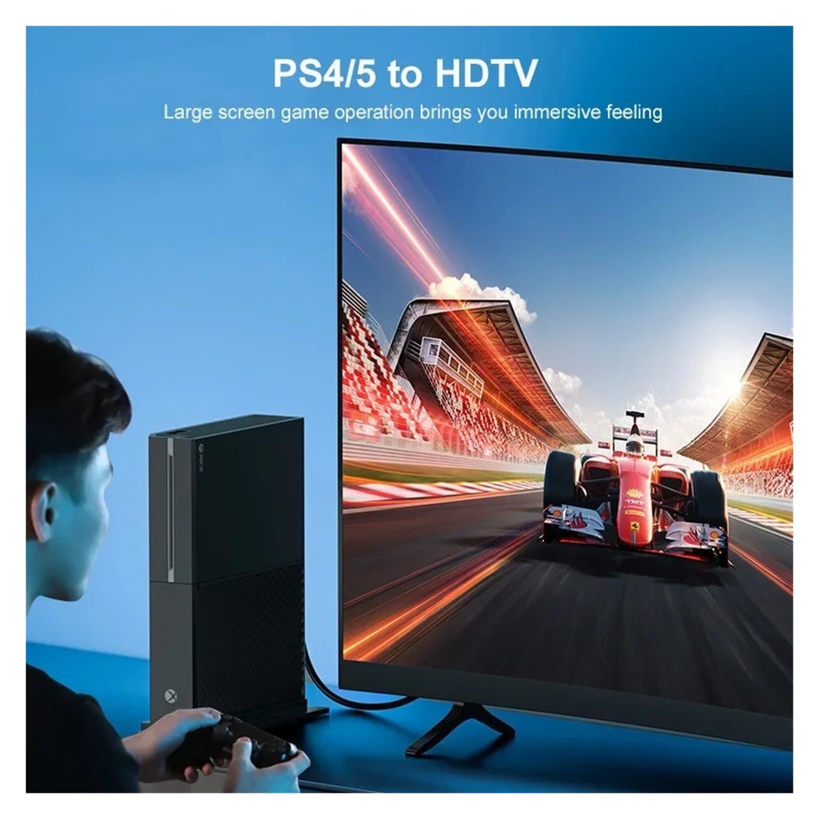 Cable HDMI 2.0 De Ángulo 4K De 90°/270° (alta Velocidad, 4K@60Hz, 3D/1080P, ARC) - Compatible Con SAMZHE, Funciona For Xbox/PS5/PC/TV/Laptop(90 Degree,3M)