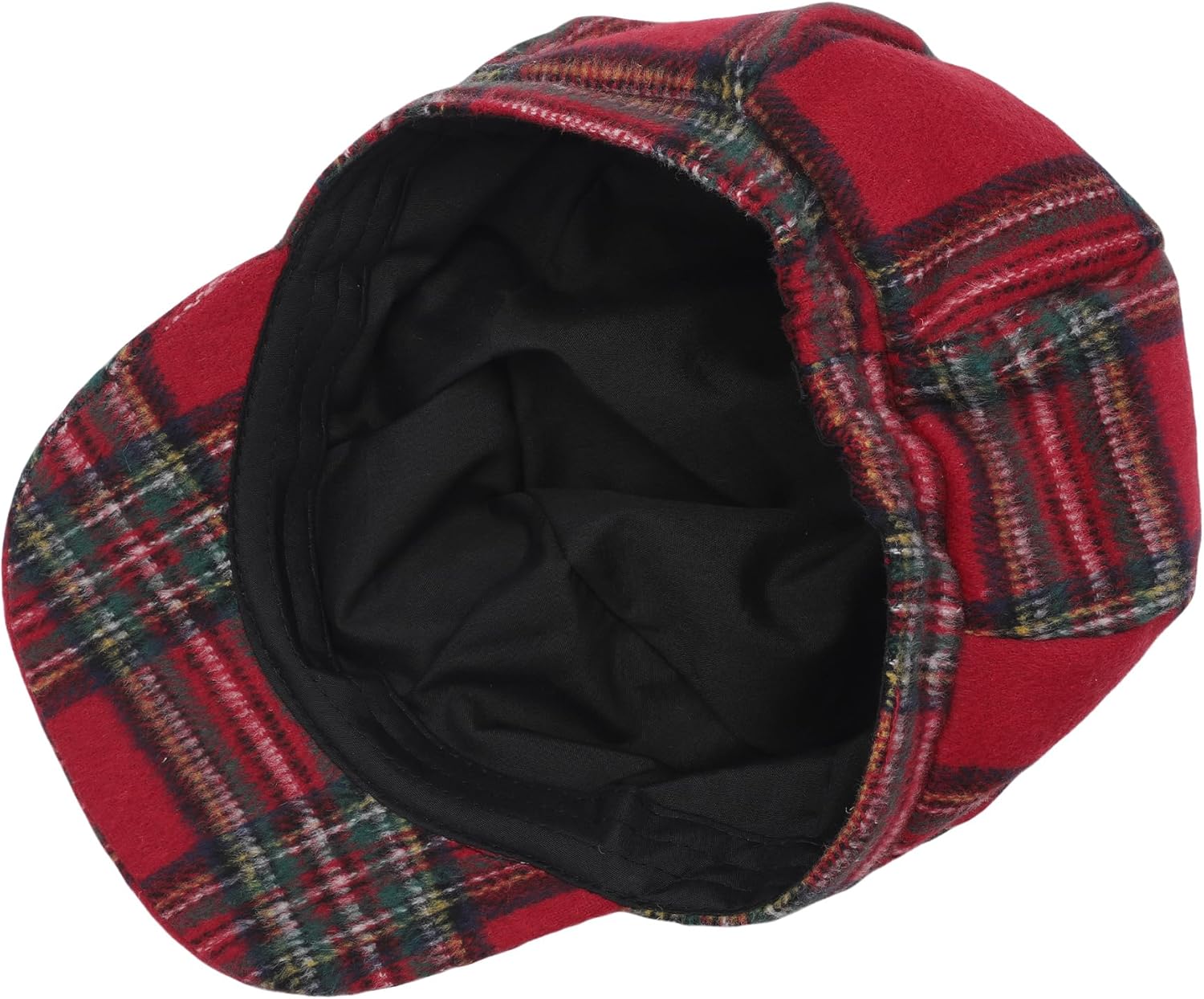 ZLYC Womens Classic Newsboy Caps Visor 8 Panel Gatsby Cabbie Hat - Image 5