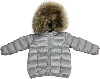 Jott Duvet Nouveau Ne 6 Mois Gris A Capuche Fourrure Detachable Modele 01 Charlie Amazon Fr Vetements