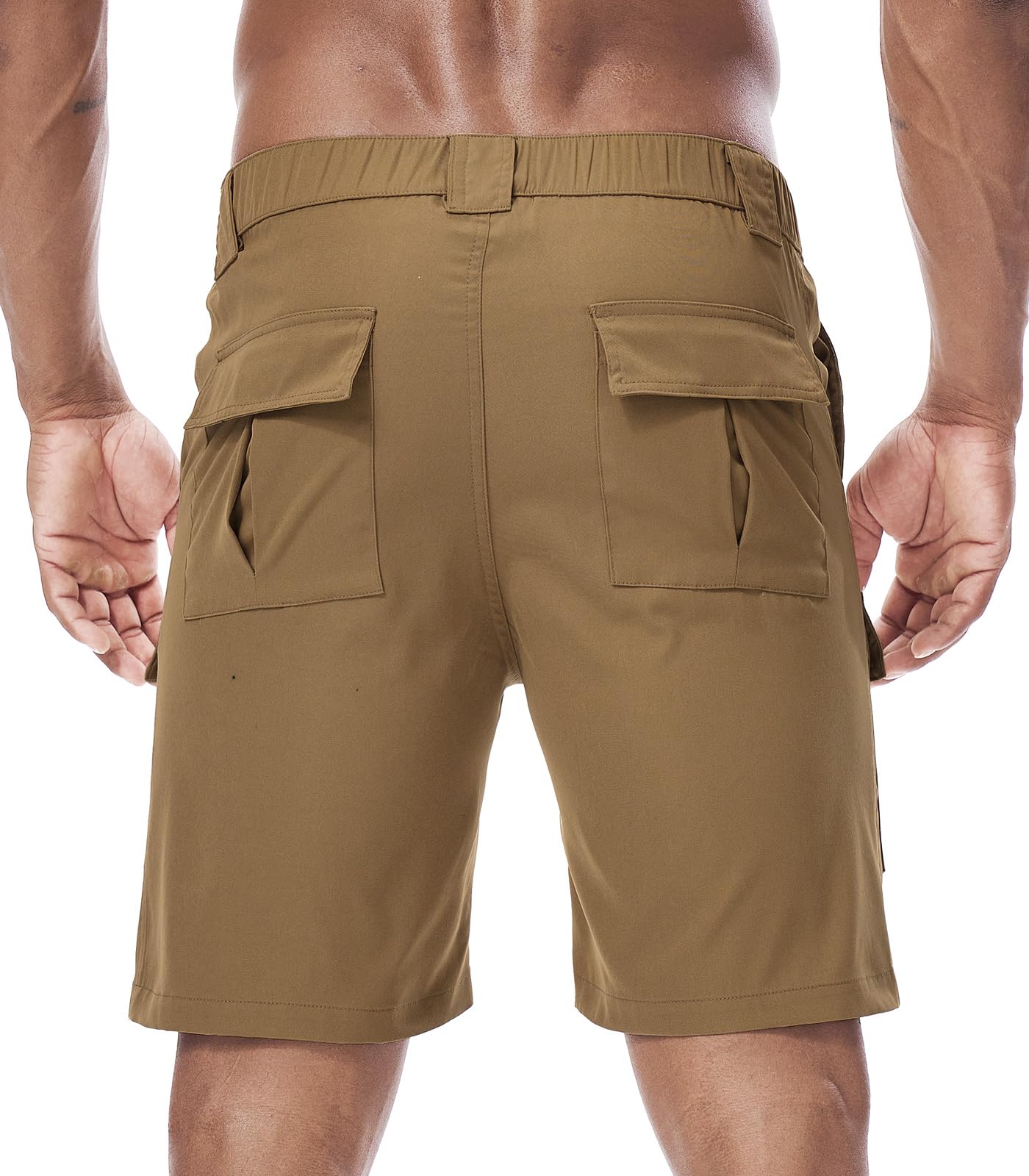 Suwangi Pantaloncini Uomo Cargo Corti Bermuda Chino Shorts Estivi Casual Pantaloncini Corti con 6 Tasche