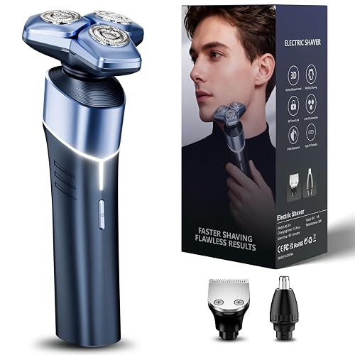 Electric Razor Men 3-in-1 Rotary Shaver product photo (Electric Shavers & Trimmers) — ScooterReviewPro review