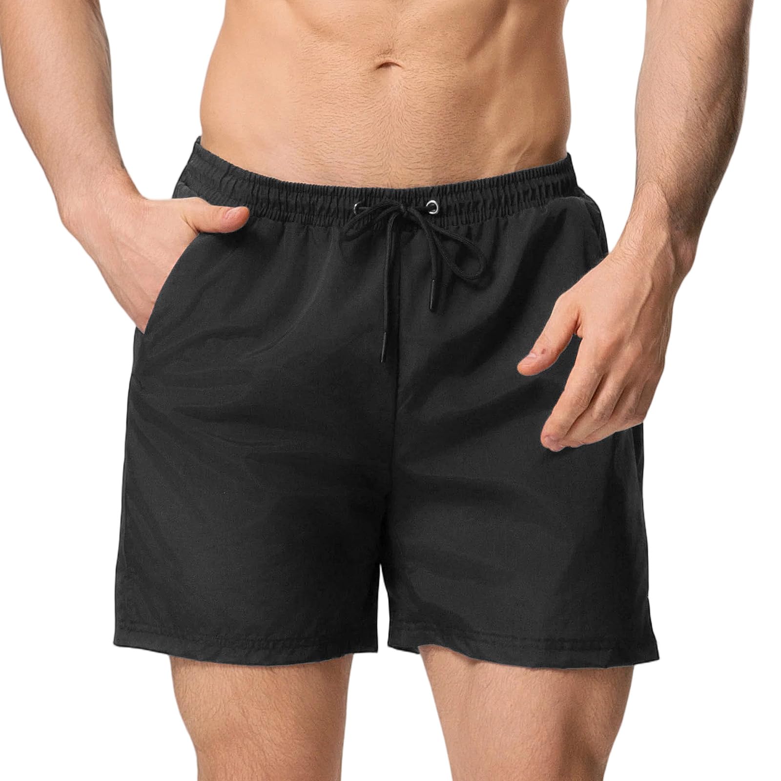 Aureonus Badehosen für Herren Badeshorts Schnelltrocknen Schwimmhose Männer Badehose mit Reissverschluss
