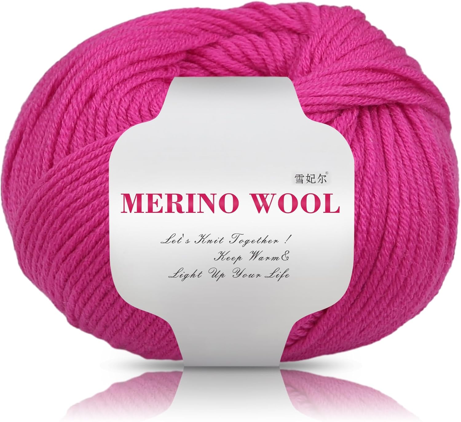 1 PCS 50g 100 Merino Wool Yarn, 6Ply Warm and Soft Yarn