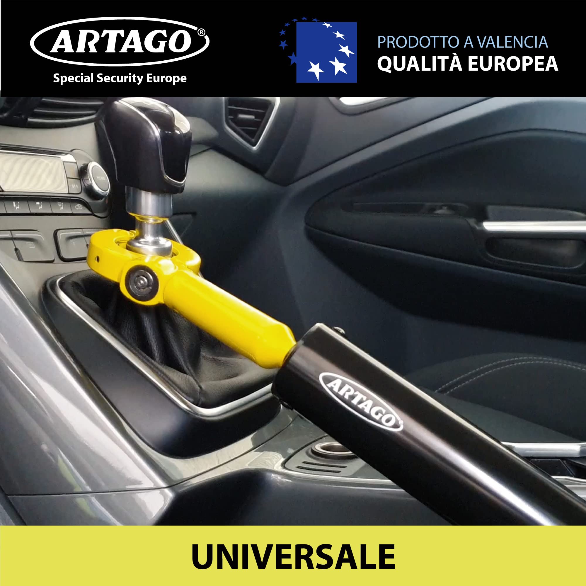 ARTAGO 862A/B Antifurto Auto Freno Mano Leva Cambio Regolazione Filettatura più Adattabile