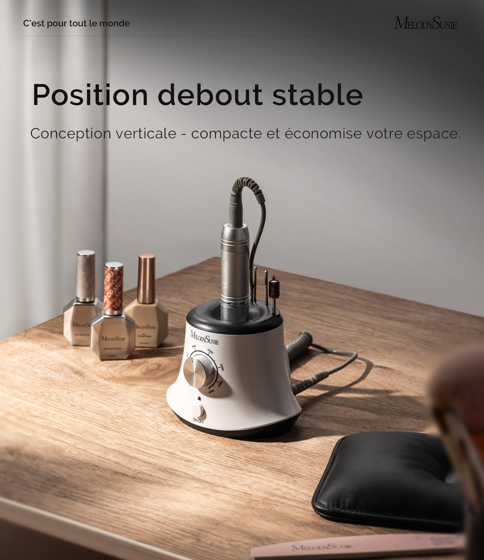 MelodySusie Ponceuse pour Ongles SC320I pour Prothésistes Ongulaires