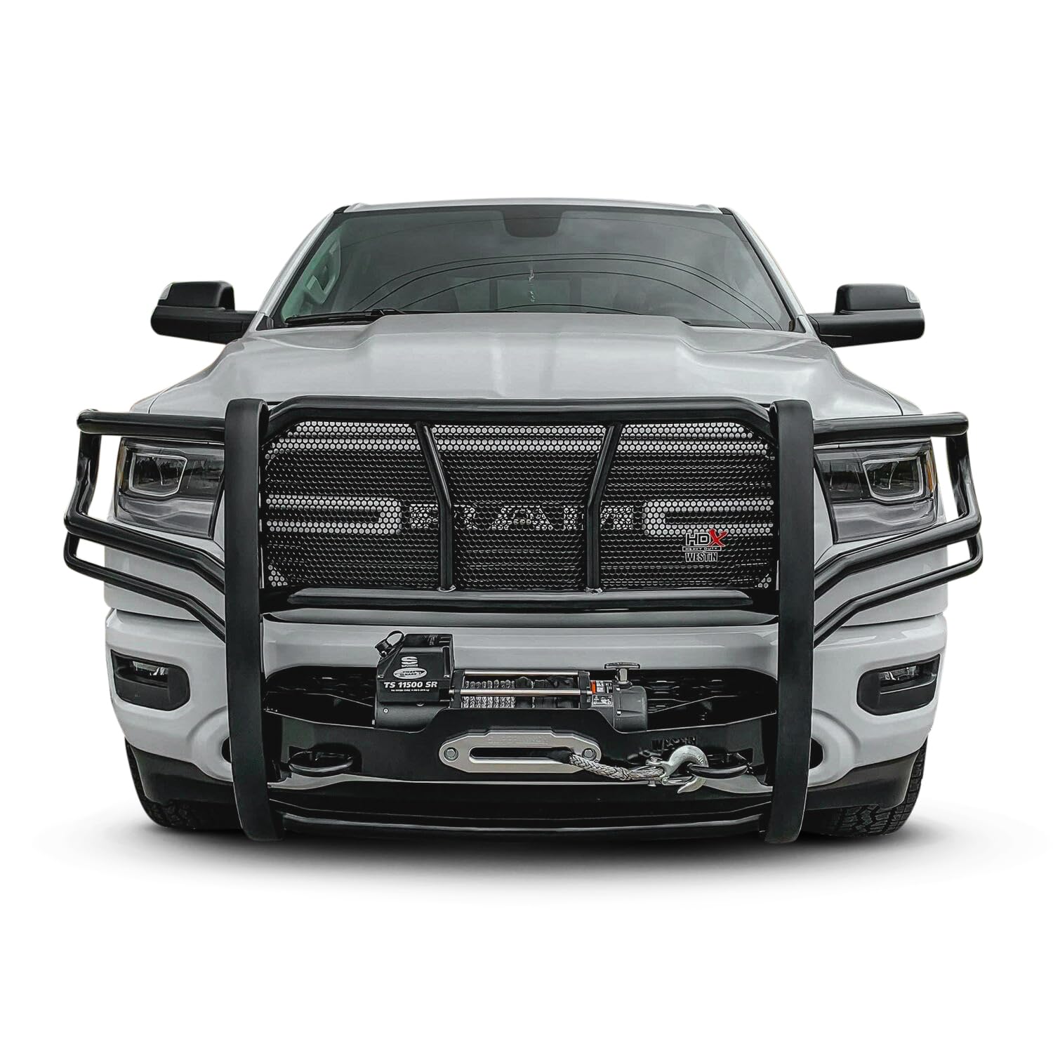 Amazon.com: Westin 57-93975 HDX 1-Piece Winch Mount Grille Guard