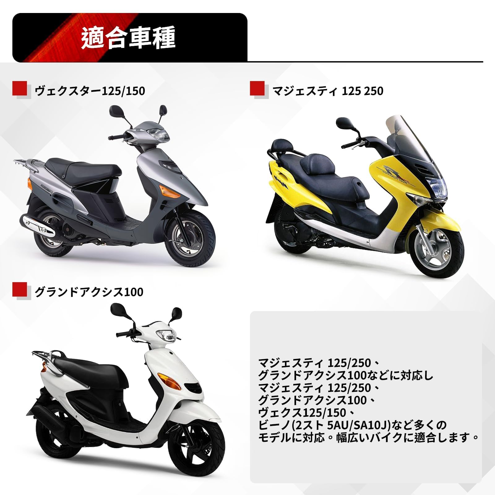 Amazon | Jetsetmoto オートチョーク マジェスティ 125/250、グランド 