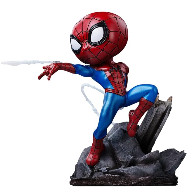 Foto 4 de 5 de Iron Studios Estatua Spider-Man Brand New Day Minico 15 cm