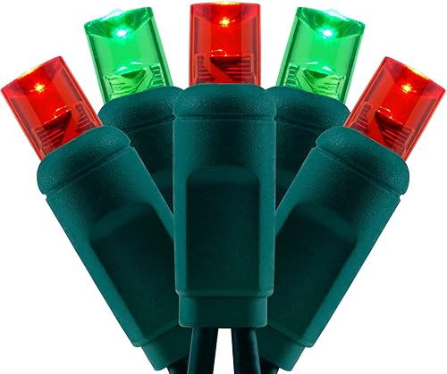 Miniatura 10 de YULETIME Luces LED de Navidad rosas de una pieza de 0.197 in, total de 48 pies, 140 unidades, 2 hebras, 24 pies, 70 unidades, impermeable, gran