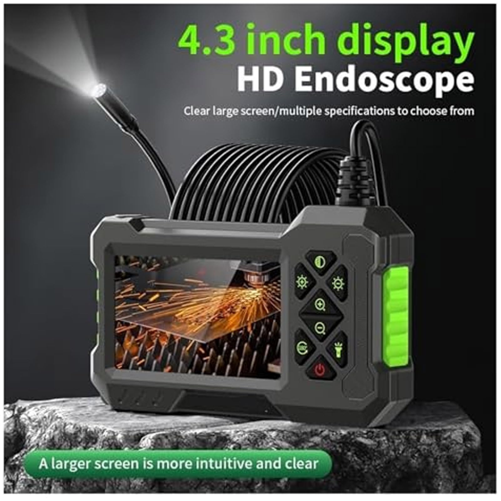 Endoscopio Industriale Telecamera Endoscopica Snake 5000mAh 1m