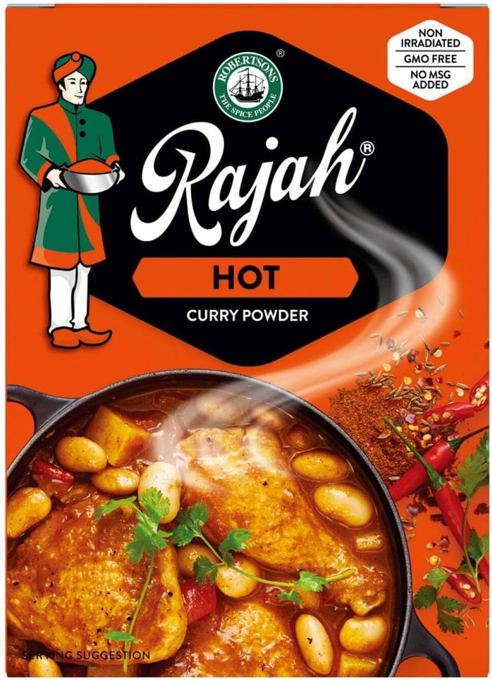 Rajah Curry Powder HOT - Imported From South Africa