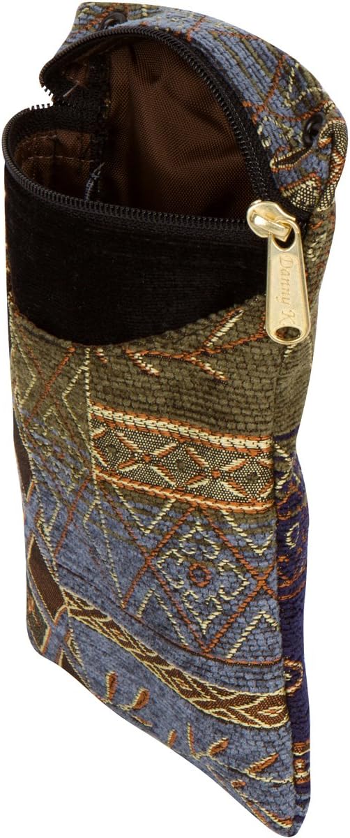 Danny K. Women's Tapestry Crossbody Cell Phone or Passport Purse, Handmade in USA | Cell Phone, Handmade, in USA - Image 4