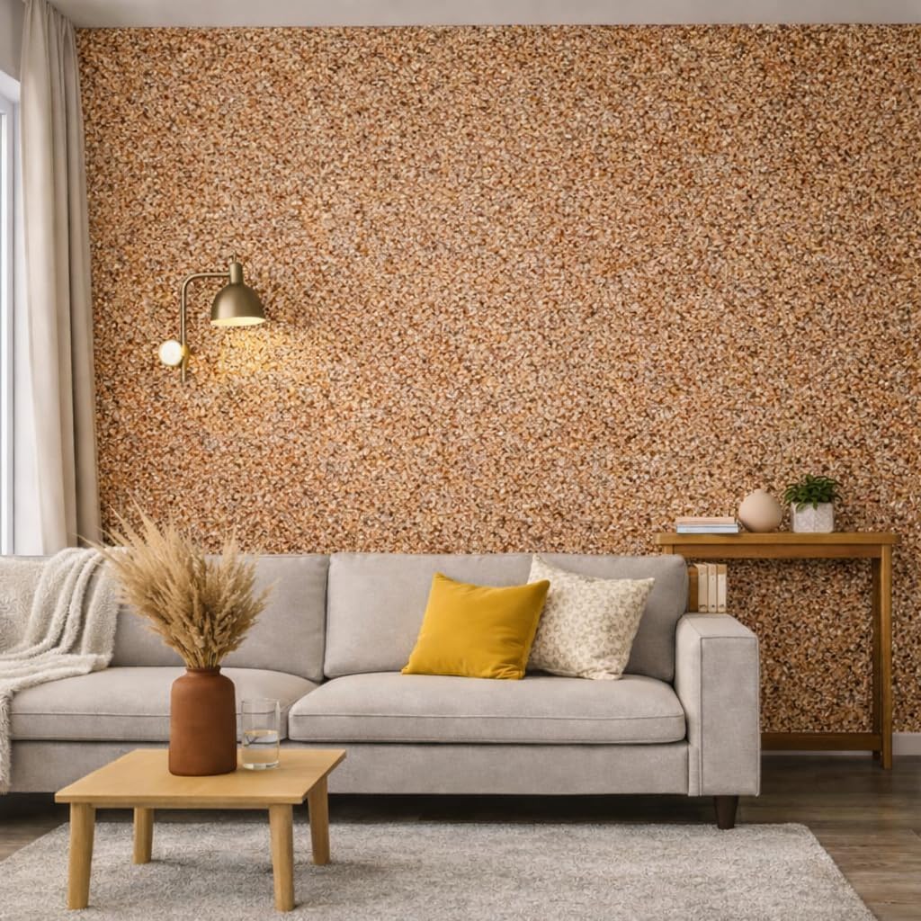 Premium Marble Granules Textured Wall Paint | 100 % Natural Shade 3D Stone & Granite Luxury Finish | Decorative Interior & Exterior Wall Texture | Designer Marble Texture for Living Room & Outdoor