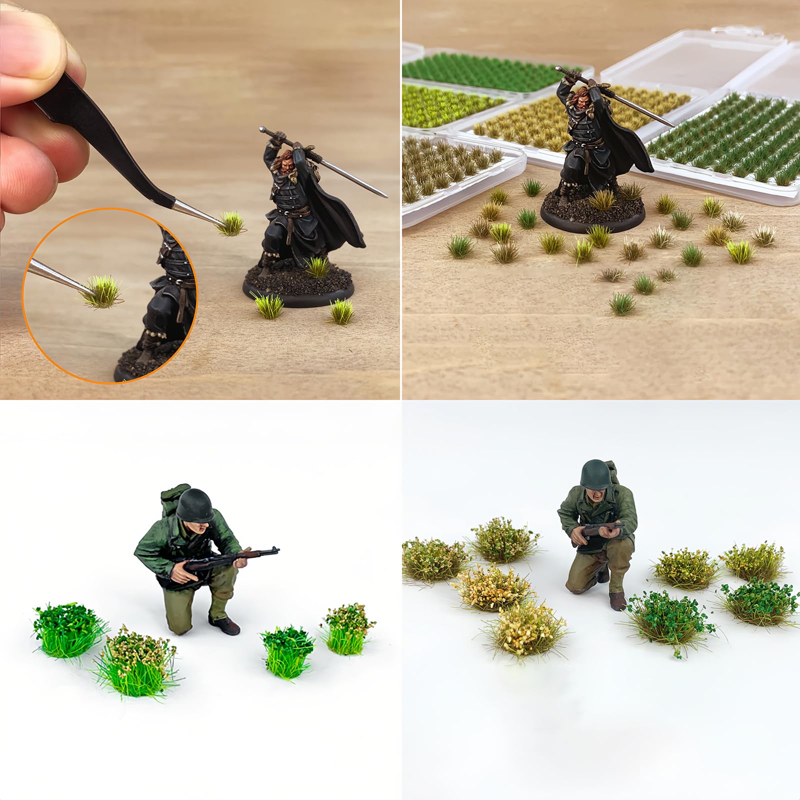 Statiques Herbe Toufts, 28 Pièces Fausse Plantes Maquette Touffes d'herbe Artificielle Modélisme Décoration Miniature, pour Bricolage Train Paysage & Artificiel Gazon Miniature Déco, Vert#1, 9 x 13 mm Statiques Herbe Toufts, 28 Pièces Fausse Plantes Maquette Touffes d'herbe Artificielle Modélisme Décoration Miniature, pour Bricolage Train Paysage & Artificiel Gazon Miniature Déco, Vert#1, 9 x 13 mm
