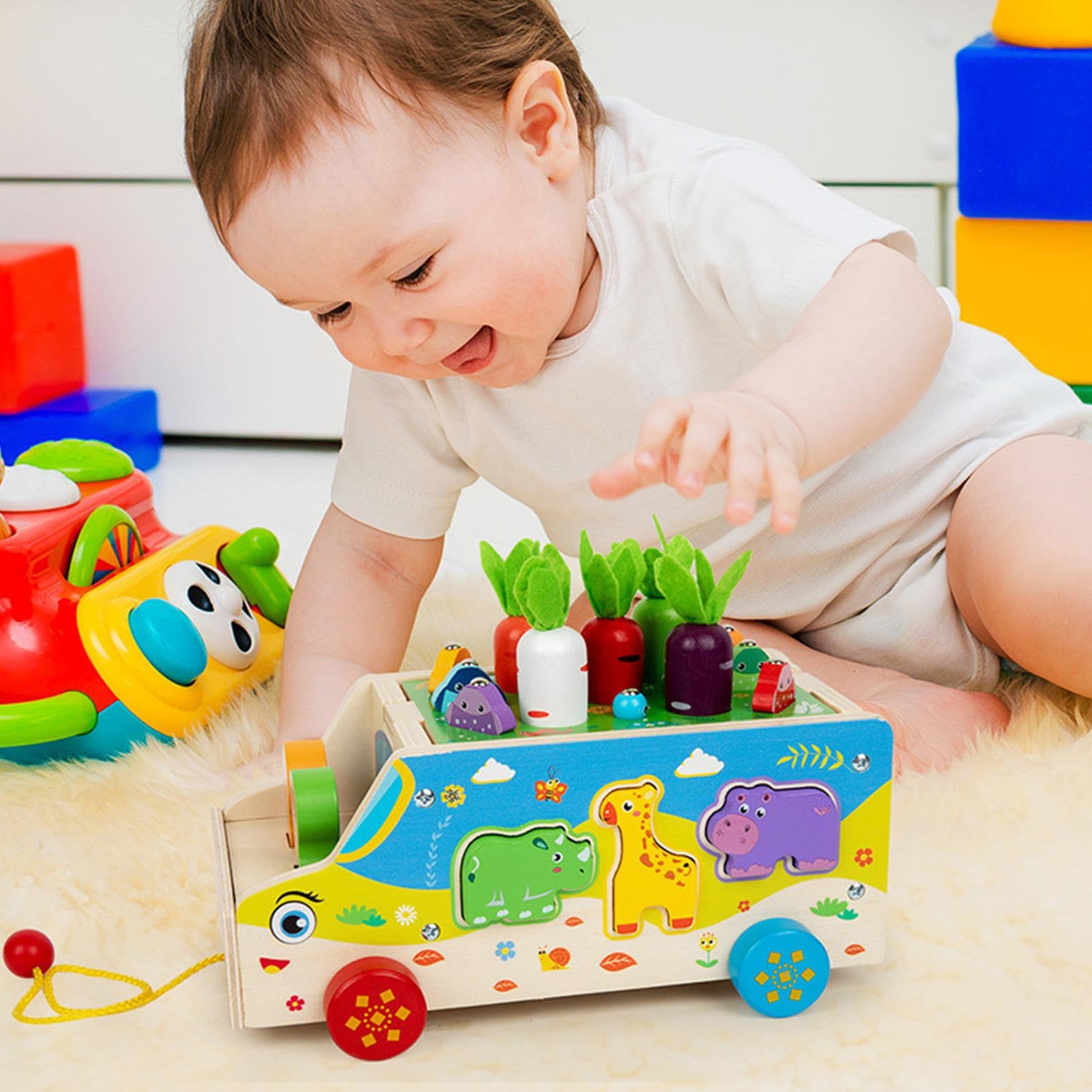 Giocattoli Per Le Abilità Motorie Giocattoli Educativi Per Lo Sviluppo E | In Legno Di Selezione Forme E Raccolta Bambini, Asilo, Classe, Homeschooling