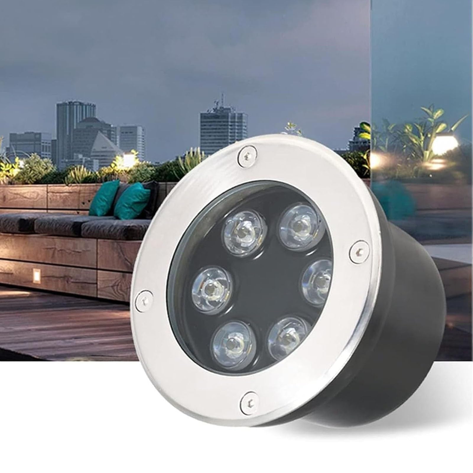 Éclairage de bassin extérieur basse tension 24V spot LED submersible IP68 pour terrasse