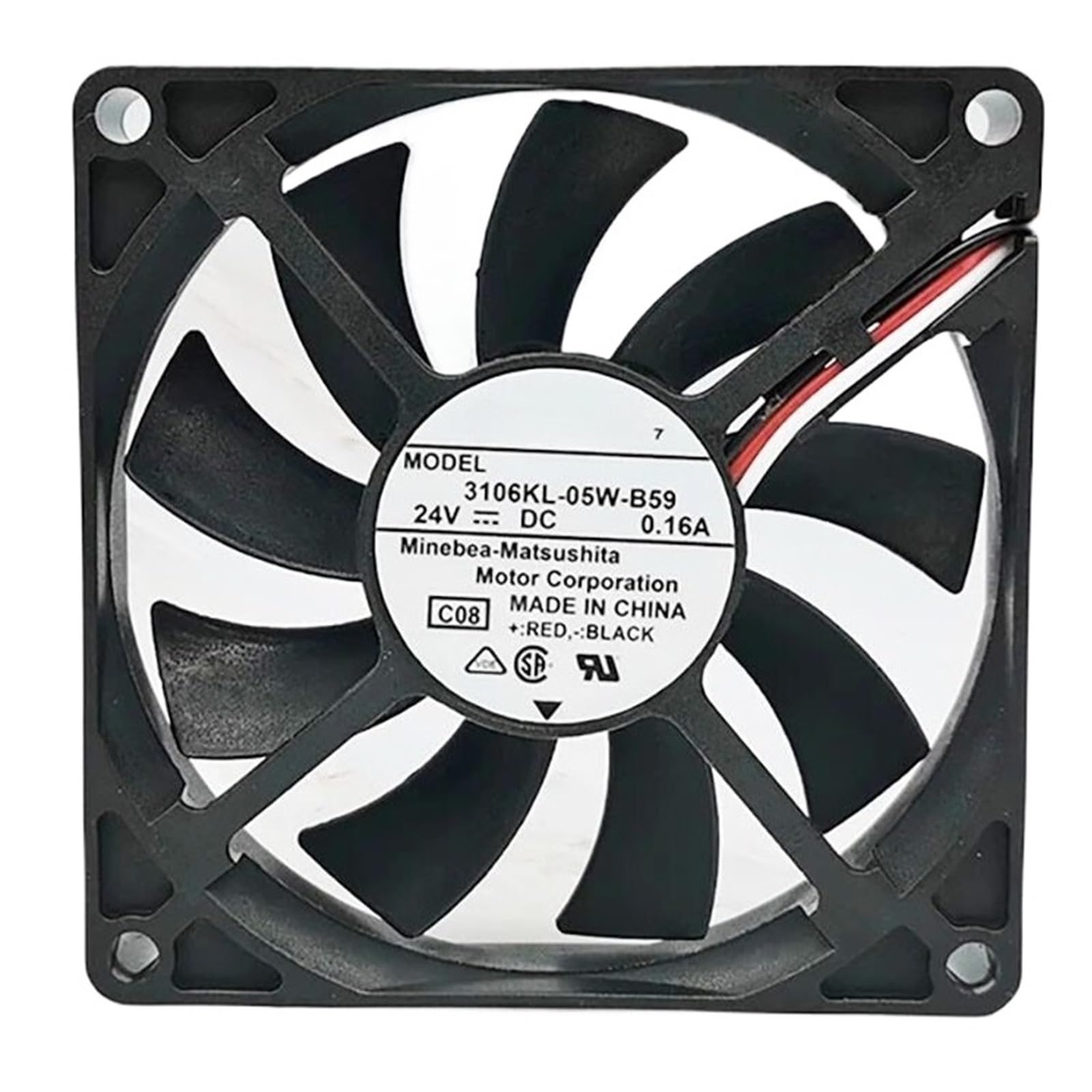 Ventilateur axial 24V remplace votre ventilation bruyante ou en panne 80mm