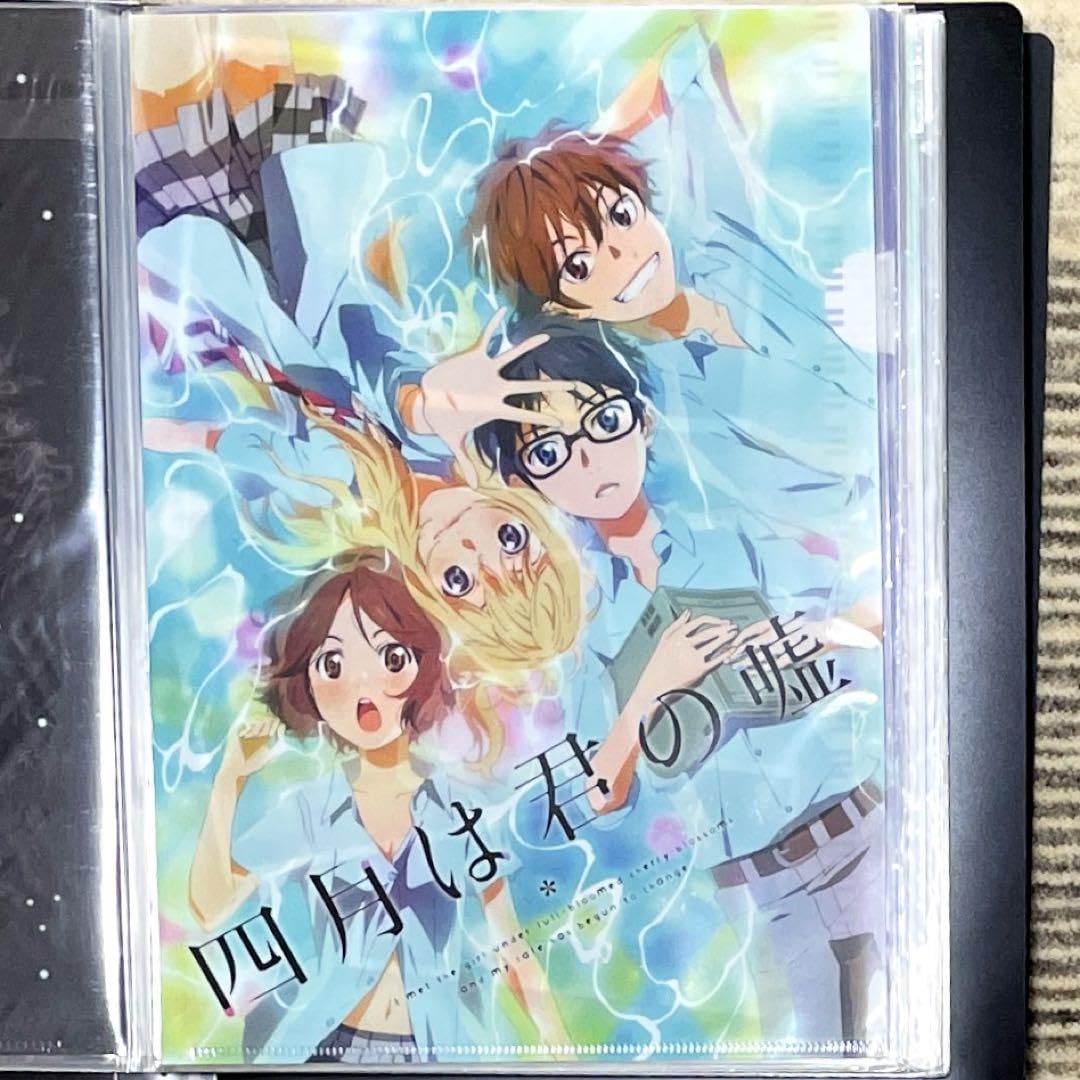 四月は君の嘘　クリアファイルセット Amazon.co.jp: 四月は君の嘘 A4 クリアファイル LF : 文房具