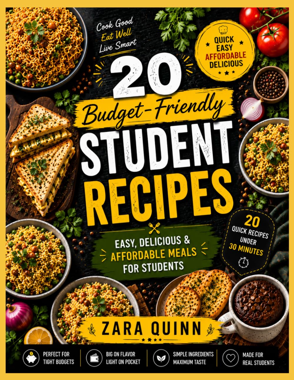 20 Budget-Friendly Student Recipes: Easy, Delicious & Affordable Meals for Students and Beginners