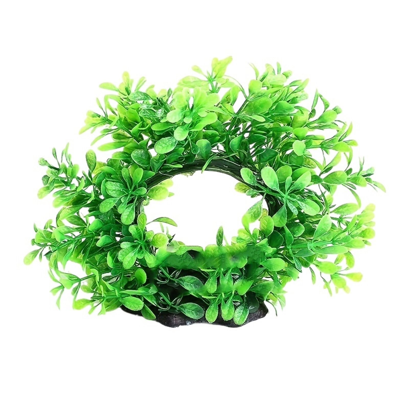ZUXWUX Aquarium Ornament Underwater Artificial Aquarium Fish Tank Aquatic Fake Shrub Water Plant Green Pink(Color5)