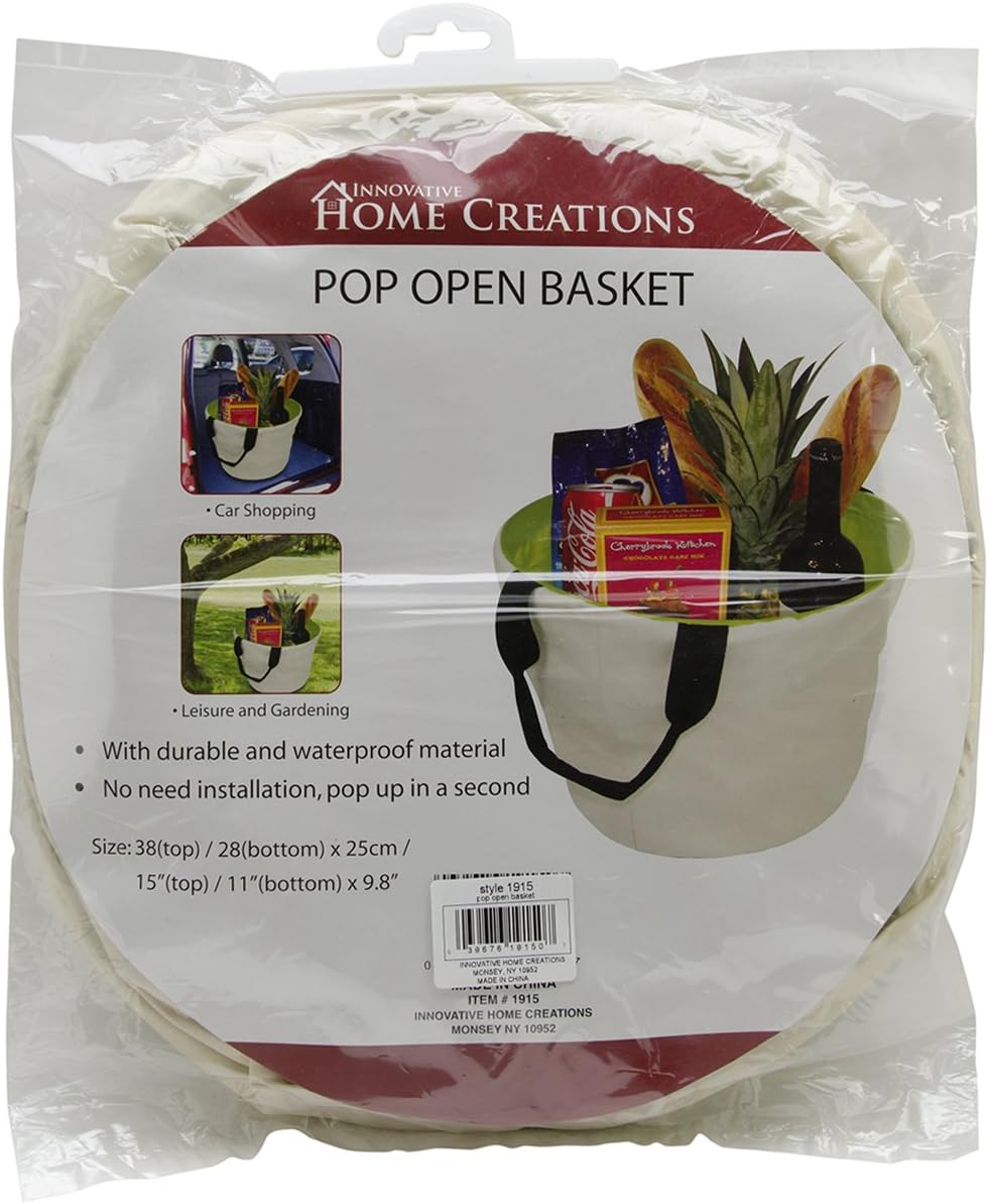 Innovative Home Creations Paper Pop Open Basket
