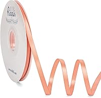 Vista 16 de Ribbli - Cinta de satén dorada de doble cara, 1/4 pulgadas x 50 yardas, cinta dorada para ramo de lazos, envoltura de regalos, decoración de boda