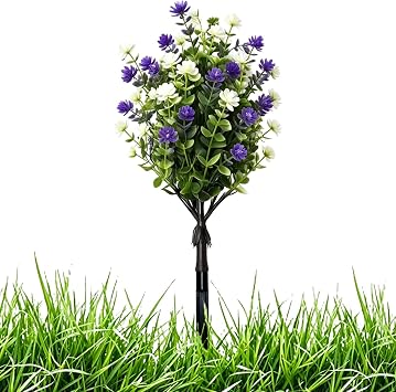 Artificial Plants for Outdoors Realistic Eucalyptus Camellia Shrubs with