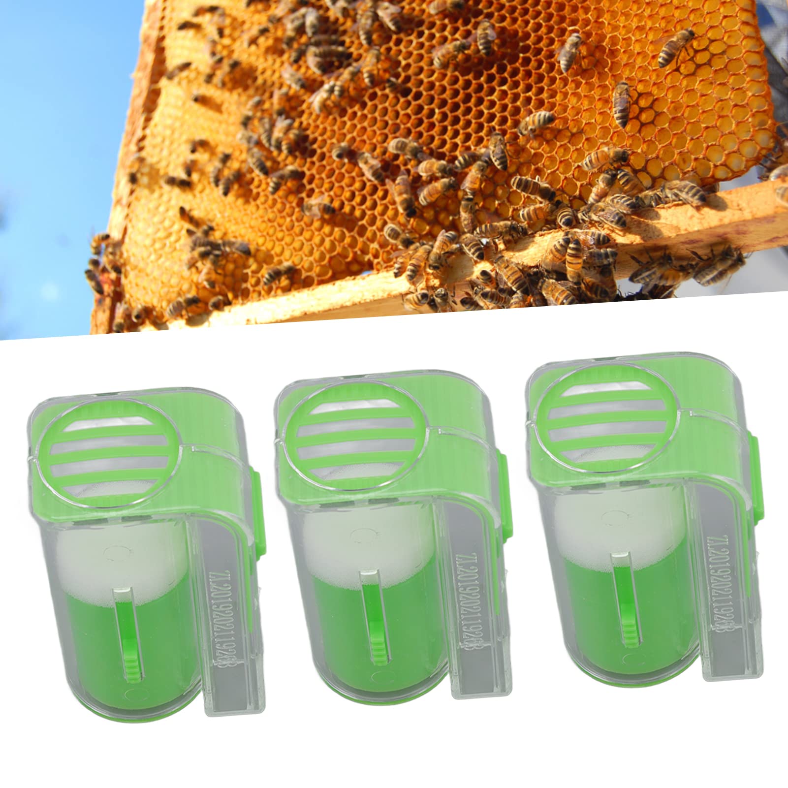 Gabbia Per Marcatura Ape Regina - Strumento Apicoltura Con Bottiglia E Plunger Morbido - Foto 3