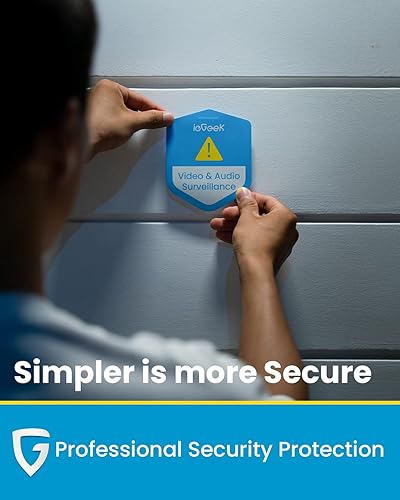 Miniatura 9 de ieGeek Cámara de seguridad solar, cámara inteligente inalámbrica 2K, sistema de cámara WiFi para exteriores con sensor de luz de 1200 lúmenes para