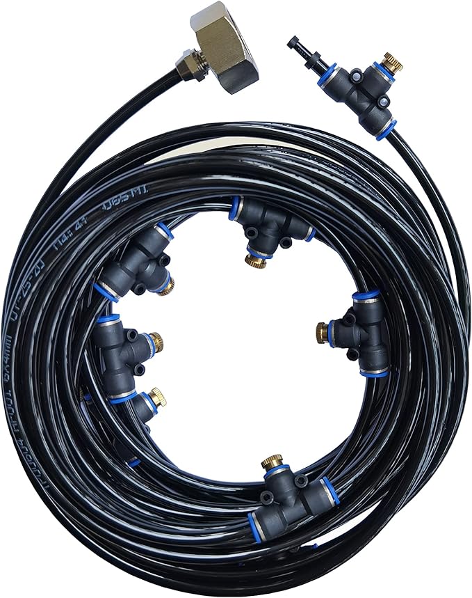 DUN Misters for Outside Patio 29.5ft(9m) Outdoor Misters