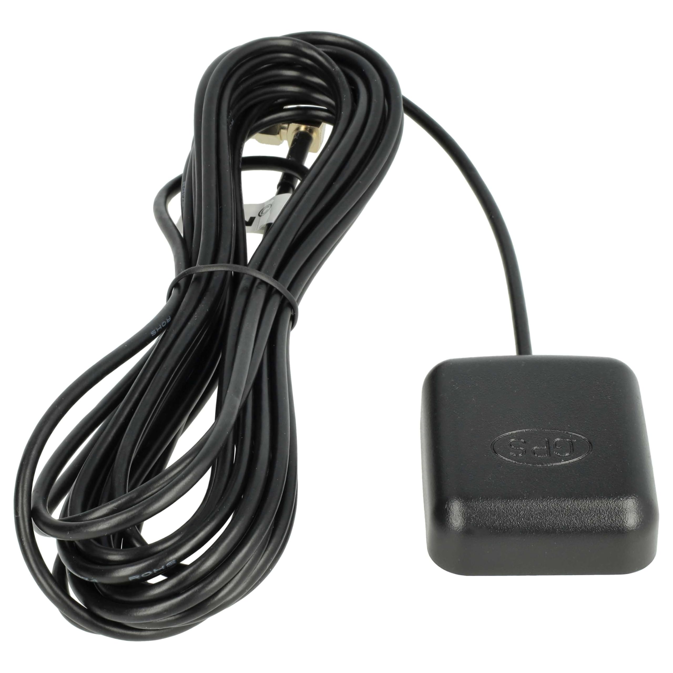 vhbw antenna GPS SMA connettore base magnetica 5 m nero