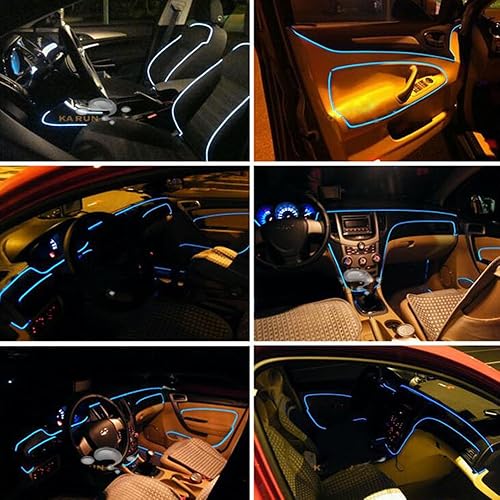 Miniatura 6 de Control activo del teléfono del sonido del sonido de la luz de tira de la prenda impermeable interior del coche del RGB LED de los