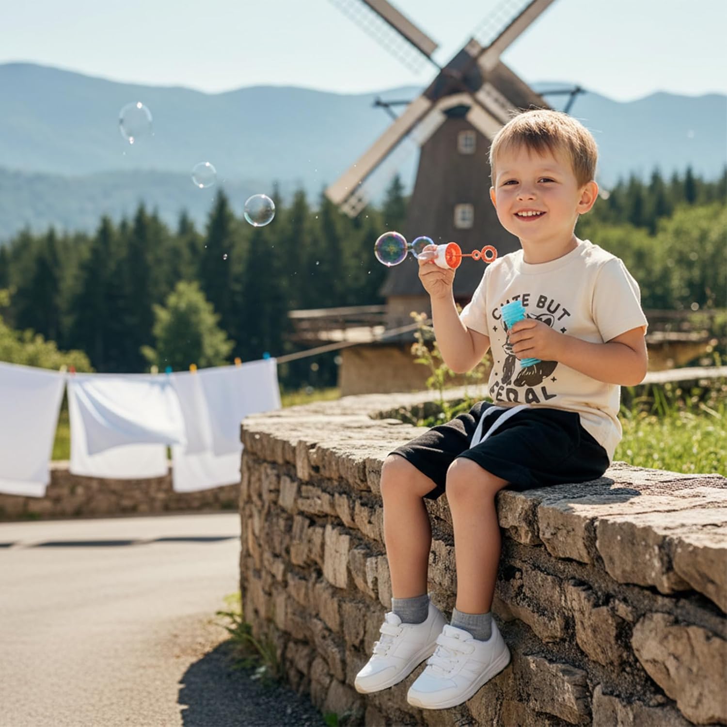 allshope Toddler Baby Boy Summer Outfit Short Sleeve T Shirt Top Casual Shorts Set Infant Newborn Clothes 6 12 18 24 Month 2T - Image 6