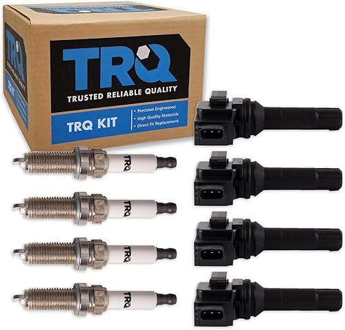 Miniatura 61 de TRQ Kit de bobina de encendido y bujía Iridium 12 piezas compatible con Ford Explorer 2020-2021 Police Interceptor Utility Lincoln Aviator con V6