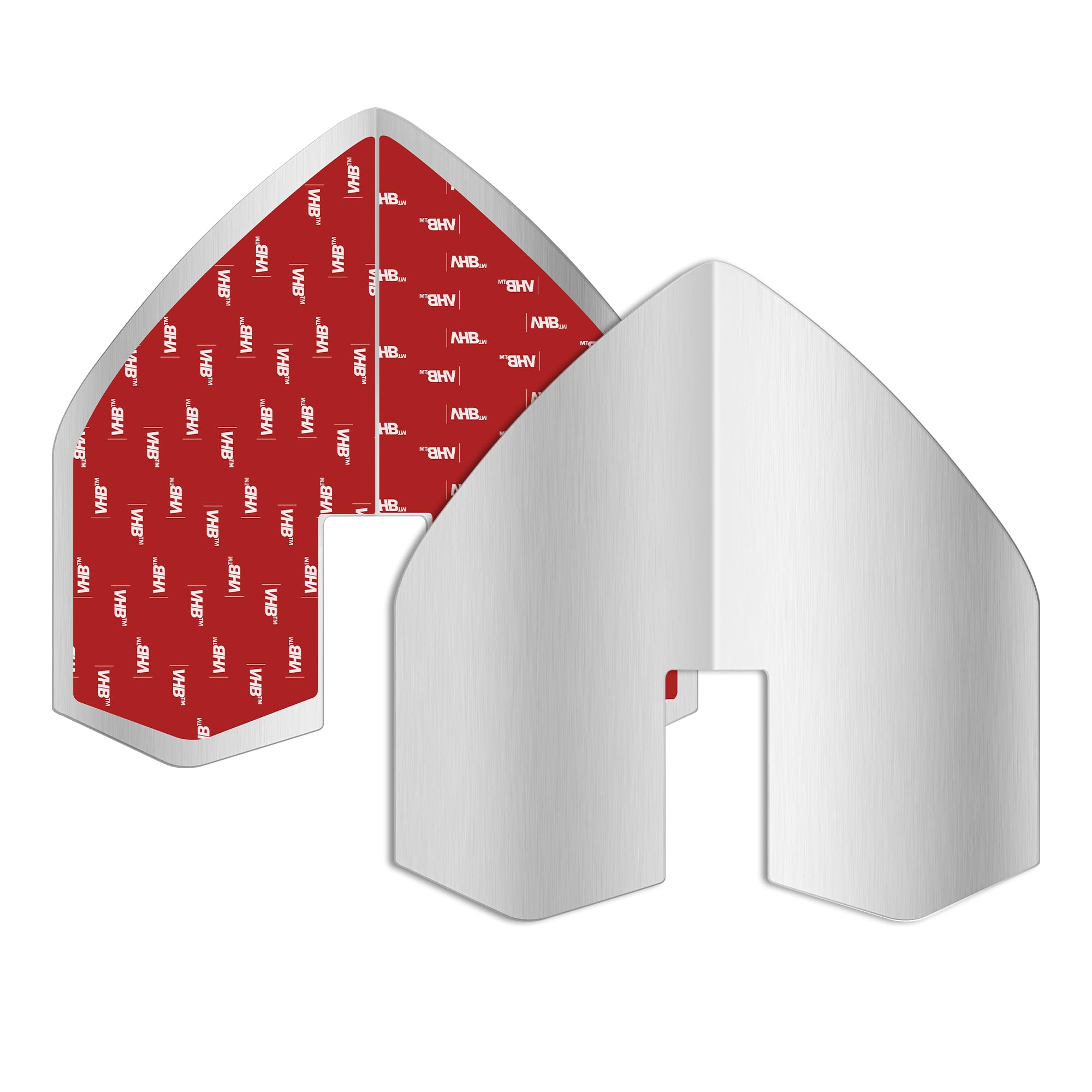 Catcan 2 protezioni per chiglia per barche, in acciaio inox, con 4 adesivi resistenti per proteggere navi yacht da usura e graffi