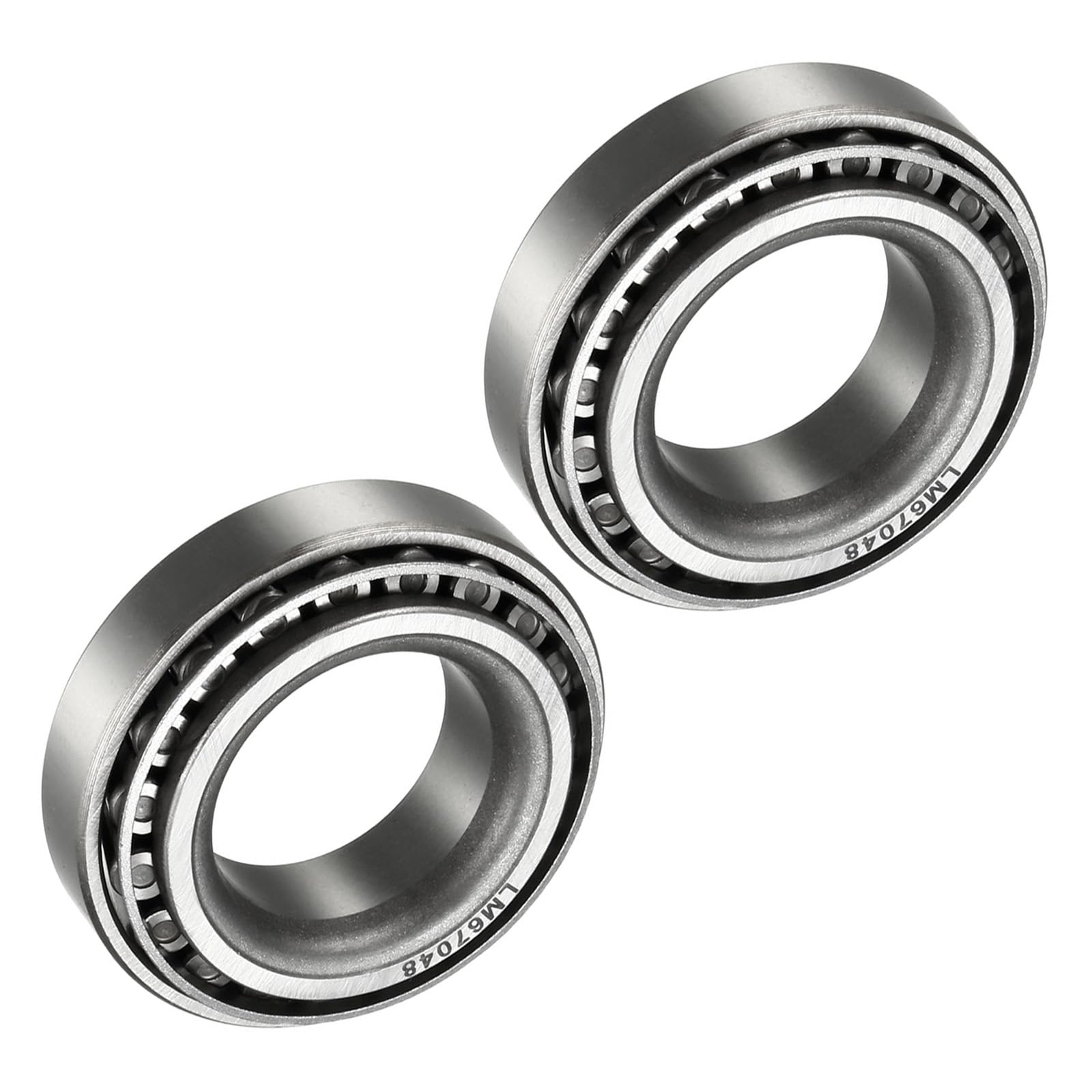 2Pcs Roulement à Rouleaux Coniques LM67048/LM67010 - [1,25" X 2,328" X 0,66 "] Ensemble De Cône Et De Cuvette En Acier Chromé Pour Utilisation Dans Les Systèmes De Convoyage