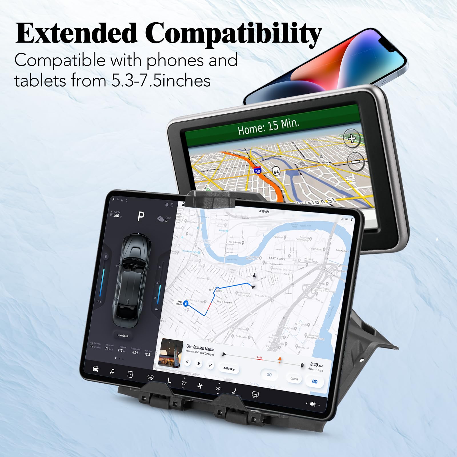 Aazon.co: POKIAUTO Electric Device Table Ount For Yaaha YXZ 1000, Sporty Ipad GPS Holder