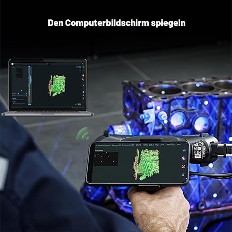 Creality Scan Bridge for Raptor Raptor Pro and Sermoon S1 3D Scanner Wireless Scan Kit for iPhone Android and Screen Mirroring for Windows Mac