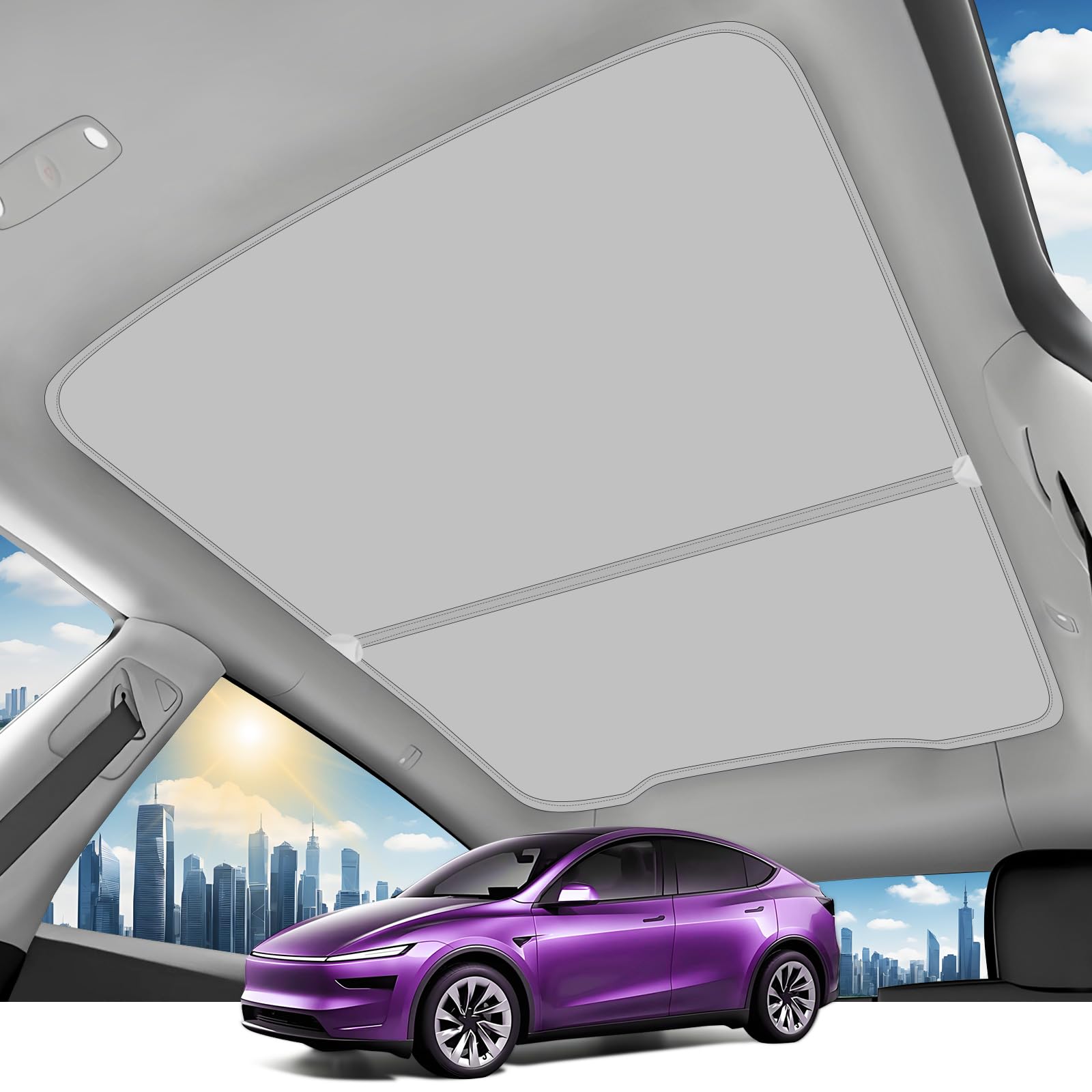Tesla純正 Model Y Juniper サンシェード Amazon.com: 2025 Tesla Model Y New (Juniper) Sunshade Roof