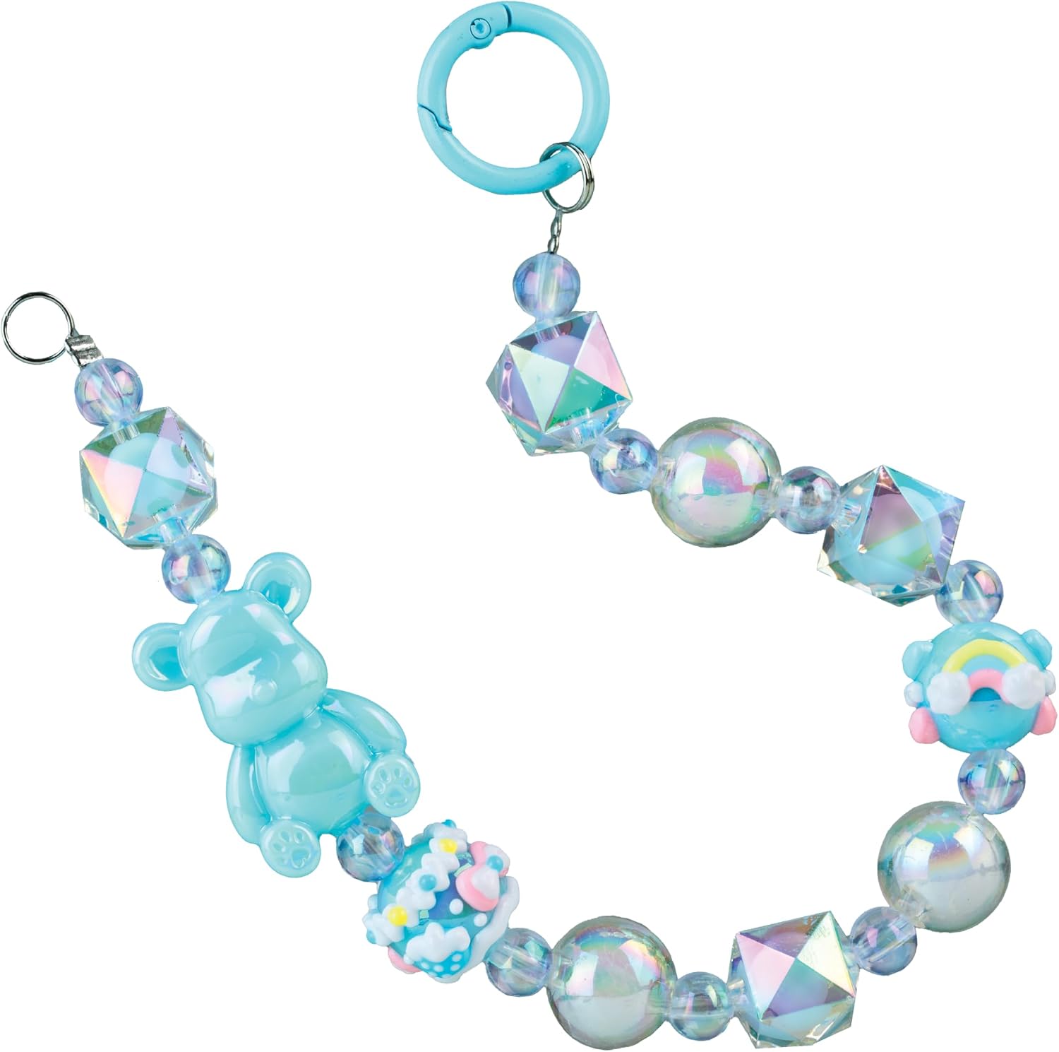 ORB Charmlets Jewel Drop Assorted Blind Box Keychain Bag Charm - 1 Individual Plastic Charm Bracelet Toy - Decorative and Collectible Toy Jewelry Charms for Backpacks, Keys, Wristlets, Handbags, More