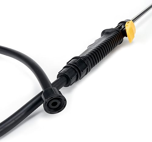 Miniatura 6 de Varita rociadora de repuesto para Ryobi, varita rociadora de acero inoxidable con boquilla ajustable, varita de gatillo y manguera para rociador