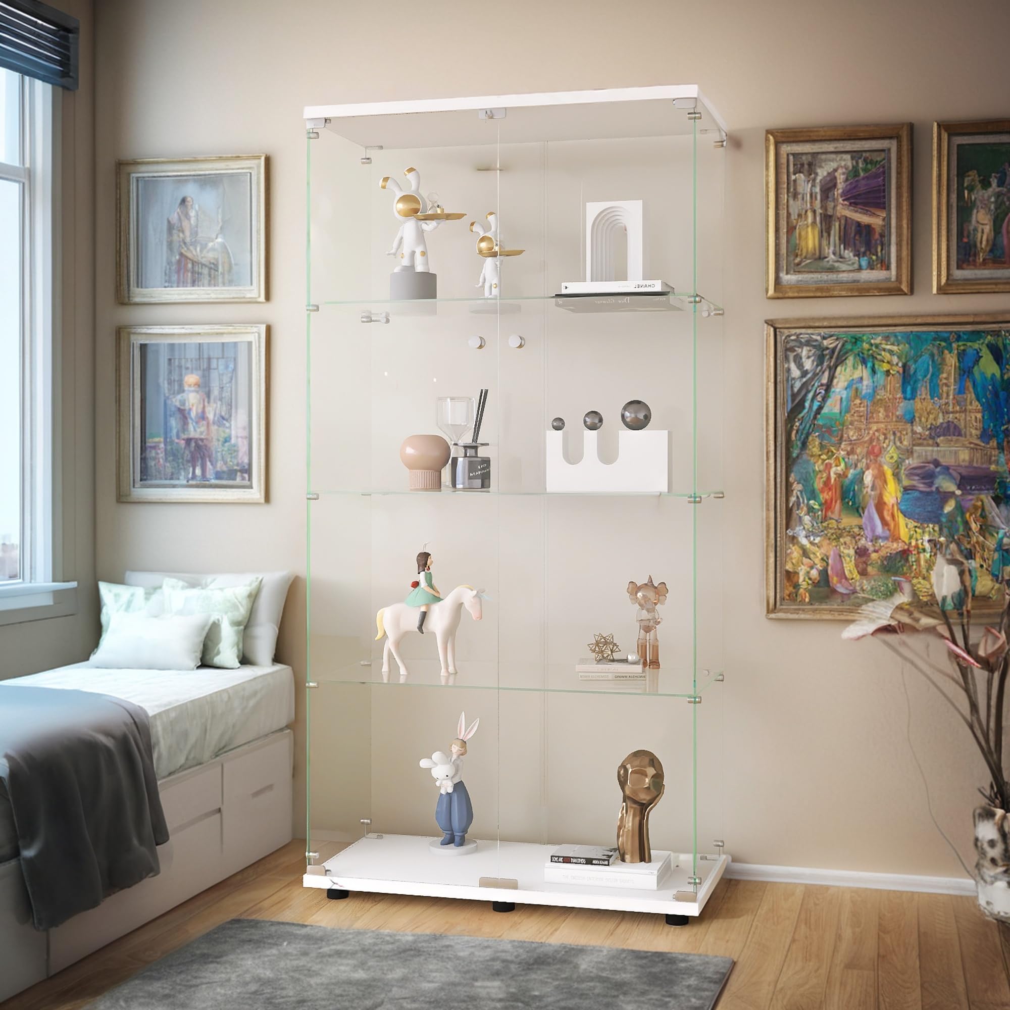 vitrine en verre 164 cm