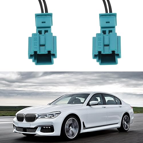 Miniatura 10 de Cable de reparación hembra de 2 pines 61132360043 61136925634 compatible con BMW 2 Pin Cable Set Conector Accesorios de coche