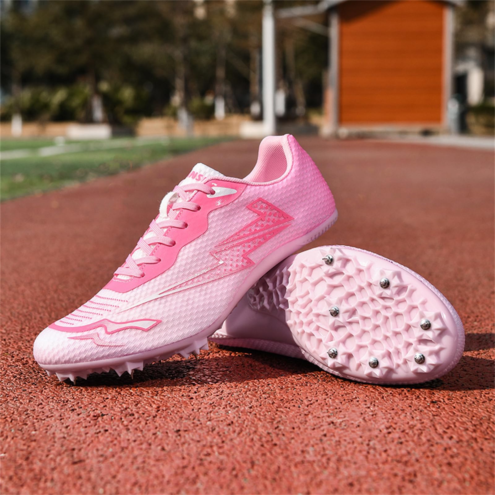 Zapatillas De Atletismo con Clavos para Hombre Ligeras para Carreras De Velocidad Saltos Y Niños Y Niñas