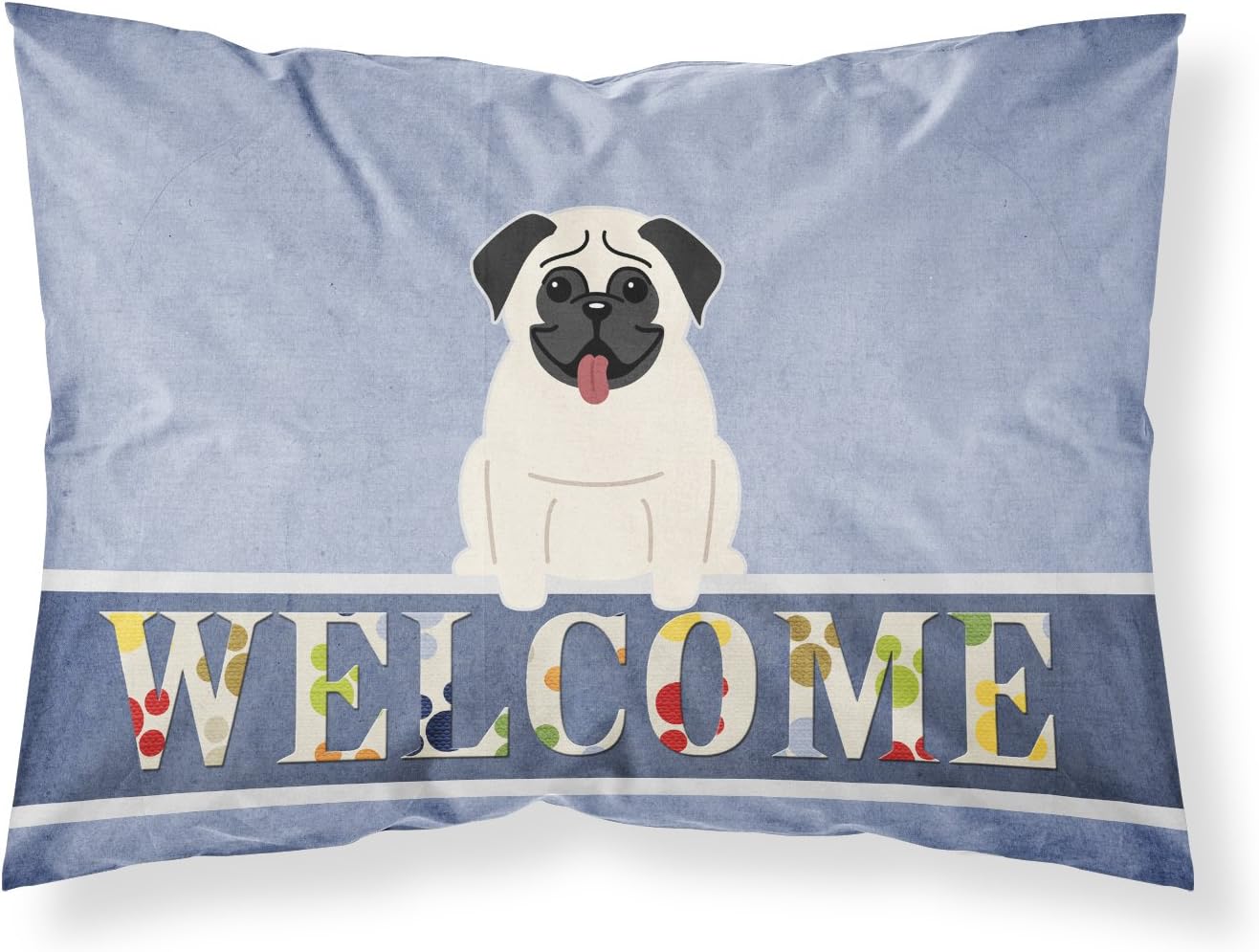 Caroline's Treasures BB2543PILLOWCASE Between Friends Poodle - Black Fabric Standard Pillowcase Lightweight Super Soft Easy Care Decorative Artwork Pillowcase, Standard